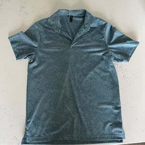 Men’s Adidas Medium Teal Golf Shirt